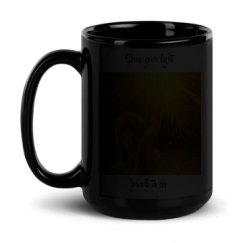 15oz Black Glossy Mug