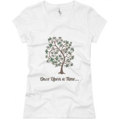 Ladies Slim Fit Basic Promo Jersey Tee