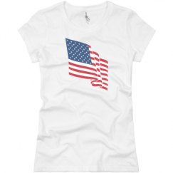 Ladies Slim Fit Basic Promo Jersey Tee