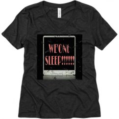 Ladies Relaxed Fit Super Soft Triblend V-Neck Tee