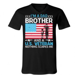 Unisex V-Neck Jersey Tee