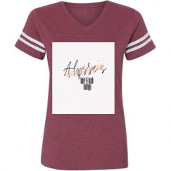 Ladies Relaxed Fit Vintage Sports Tee