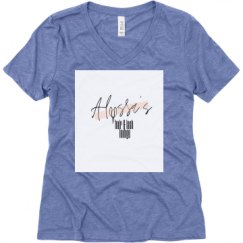 Ladies Relaxed Fit Super Soft Triblend V-Neck Tee