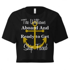 Ladies Festival Cali Crop Top Tee