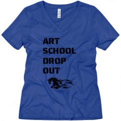 Ladies Relaxed Fit V-Neck Tee