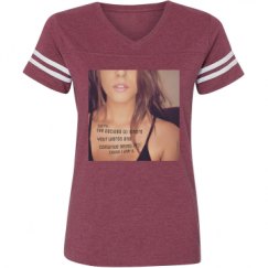 Ladies Relaxed Fit Vintage Sports Tee