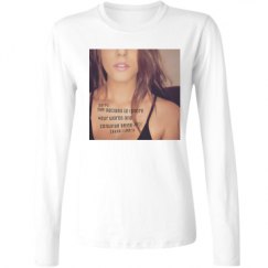 Ladies Relaxed Fit Basic Long Sleeve Tee