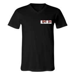 Unisex V-Neck Jersey Tee