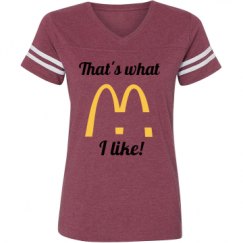 Ladies Relaxed Fit Vintage Sports Tee