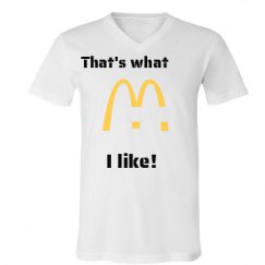 Unisex V-Neck Jersey Tee