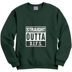 Unisex Film and Foil Crewneck Sweatshirt