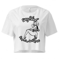 Ladies Festival Cali Crop Top Tee