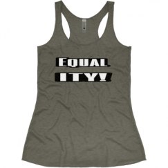 Ladies Slim Fit Super Soft Racerback Triblend Tank