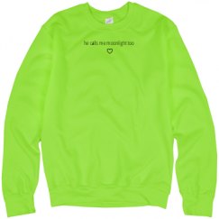 Unisex Neon Crewneck Sweatshirt