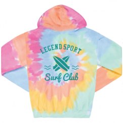 Unisex Tie-Dye Fleece Hoodie