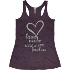 Ladies Slim Fit Super Soft Racerback Triblend Tank