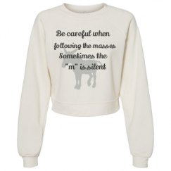 Women's Raglan Pullover Fleece