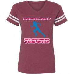 Ladies Relaxed Fit Vintage Sports Tee