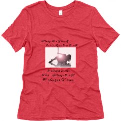 Ladies Relaxed Fit Super Soft Triblend Tee