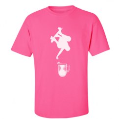 Unisex Ultra Cotton Safety Neon Crewneck Tee