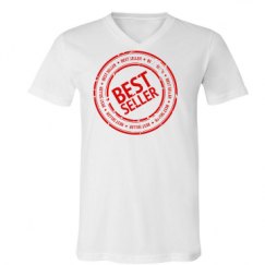 Unisex V-Neck Jersey Tee