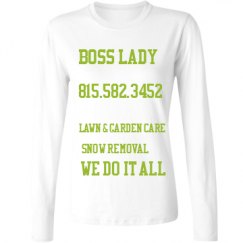 Ladies Relaxed Fit Basic Long Sleeve Tee