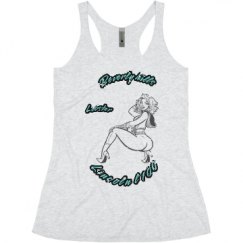 Ladies Slim Fit Super Soft Racerback Triblend Tank