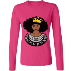Ladies Relaxed Fit Basic Long Sleeve Tee