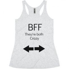 Ladies Slim Fit Super Soft Racerback Triblend Tank