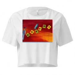 Ladies Festival Cali Crop Top Tee