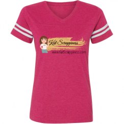 Ladies Relaxed Fit Vintage Sports Tee