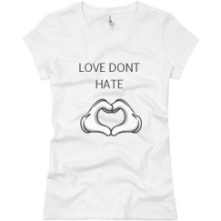 Ladies Slim Fit Basic Promo Jersey Tee