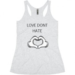 Ladies Slim Fit Super Soft Racerback Triblend Tank