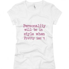 Ladies Slim Fit Basic Promo Jersey Tee