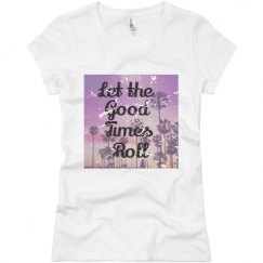 Ladies Slim Fit Basic Promo Jersey Tee