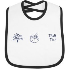 Infant Contrast Trim Bib