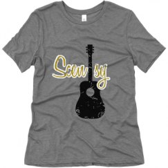 Ladies Relaxed Fit Super Soft Triblend Tee