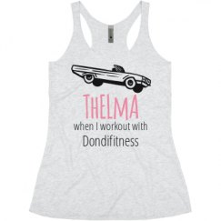 Ladies Slim Fit Super Soft Racerback Triblend Tank