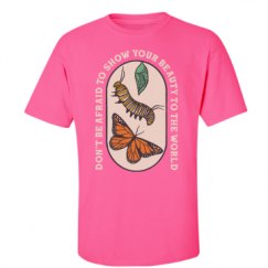 Unisex Ultra Cotton Safety Neon Crewneck Tee