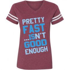 Ladies Relaxed Fit Vintage Sports Tee