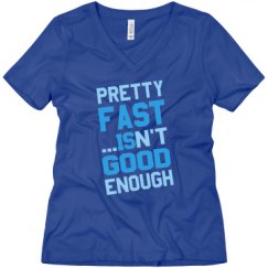 Ladies Relaxed Fit V-Neck Tee