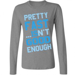 Ladies Relaxed Fit Basic Long Sleeve Tee