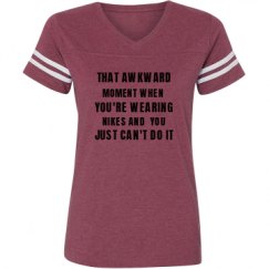 Ladies Relaxed Fit Vintage Sports Tee