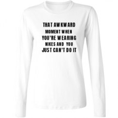 Ladies Relaxed Fit Basic Long Sleeve Tee