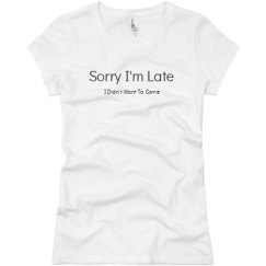 Ladies Slim Fit Basic Promo Jersey Tee