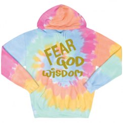 Unisex Tie-Dye Fleece Hoodie