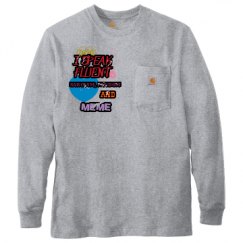 Unisex Carhartt Pocket Long Sleeve Tee