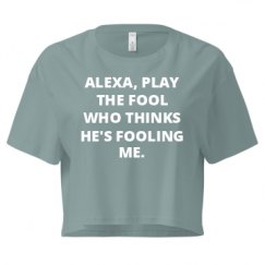 Ladies Festival Cali Crop Top Tee