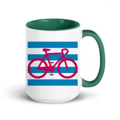 15oz Ceramic Mug with Color Inside