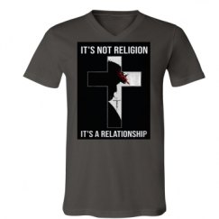 Unisex V-Neck Jersey Tee